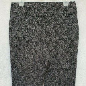Ellen Tracy Black White Design Capri Cropped Pants Size 1X